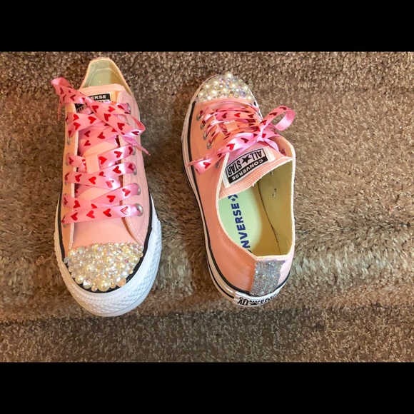Custom Bedazzled Sneakers - Picture 2 of 3